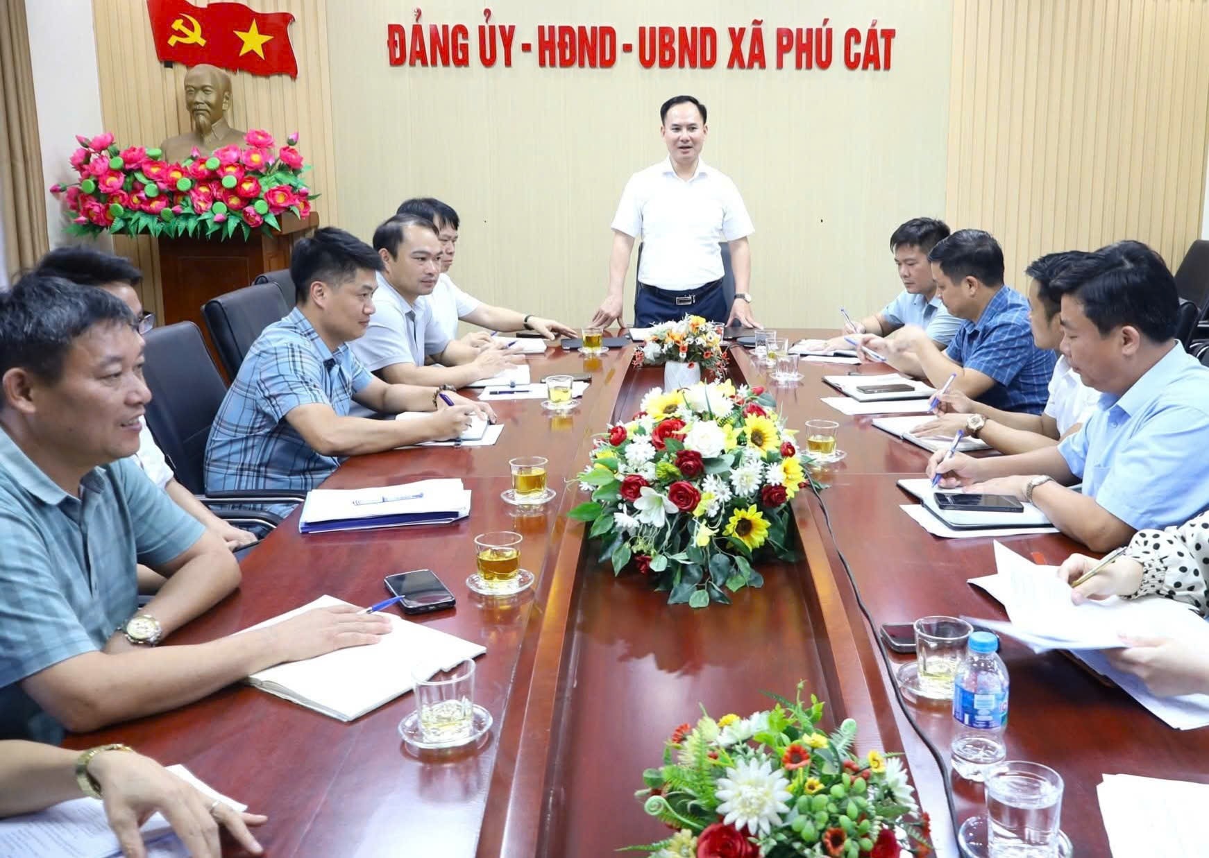 Xã Phú Cát tập trung đẩy nhanh giải ngân vốn đầu tư công năm 2026