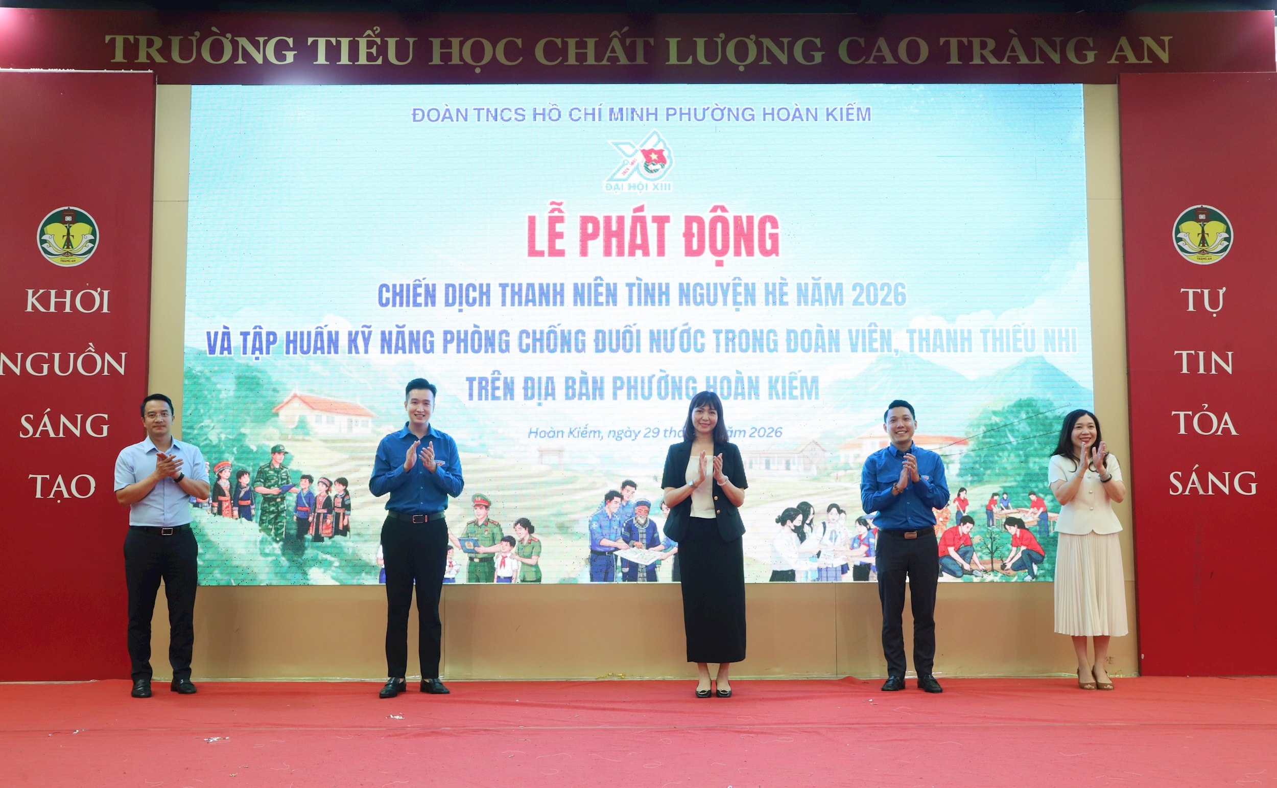 Phường Hoàn Kiếm ra quân Chiến dịch Thanh niên tình nguyện hè năm 2026