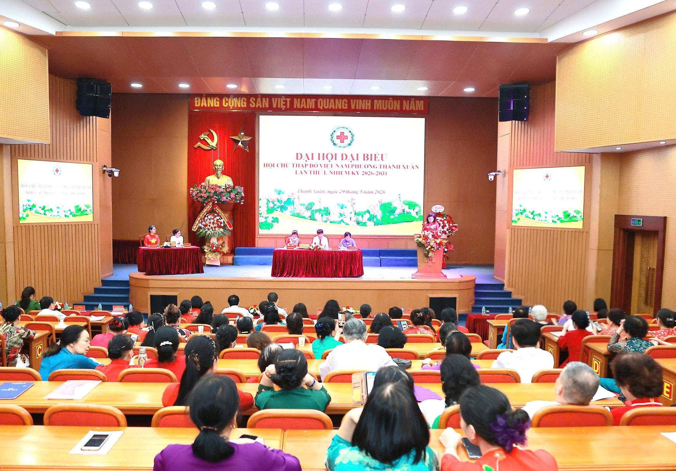 Phường Thanh Xuân kiện toàn Hội Chữ thập đỏ nhiệm kỳ 2026-2031