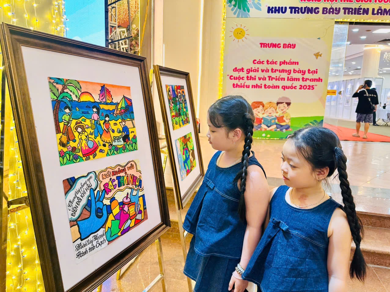 Thanh, thiếu nhi chung tay bảo vệ hành tinh xanh