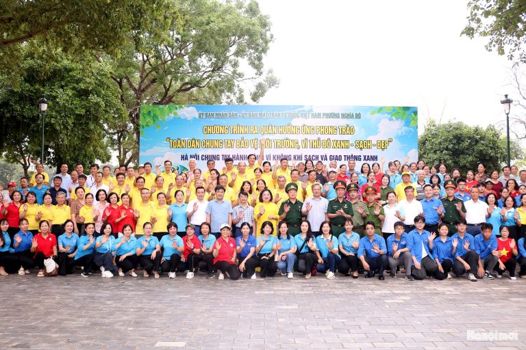 Phường Nghĩa Đô phát động Tháng hành động vì môi trường năm 2026