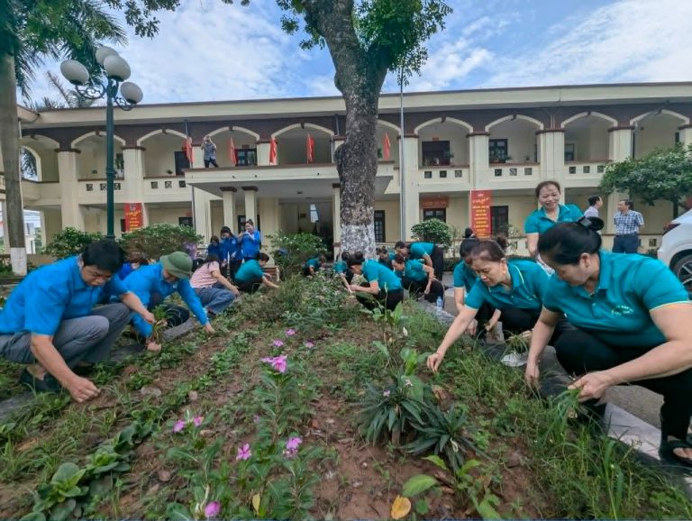 Xã An Khánh phát động hưởng ứng Tháng hành động vì môi trường