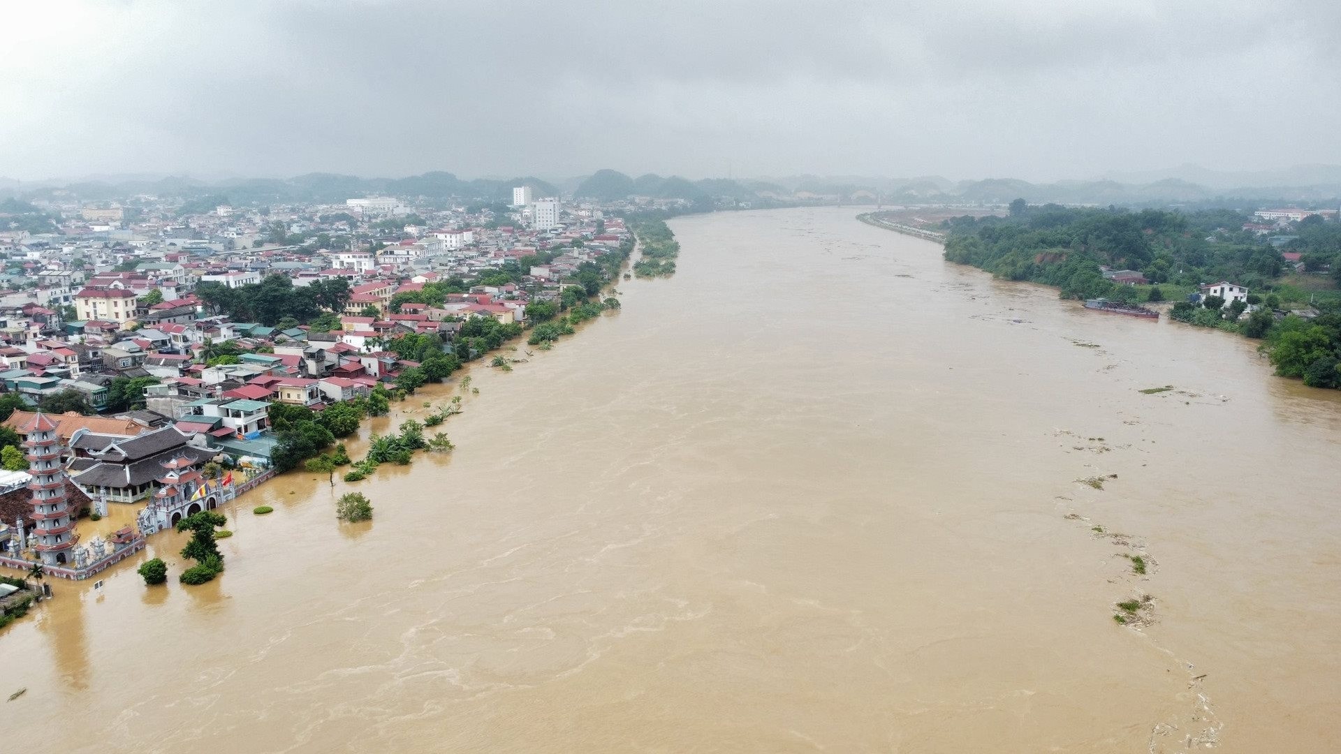 Lũ trên các sông Bắc Bộ có thể lên cao đến 4m