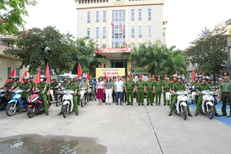 Xã Thanh Oai ra quân hưởng ứng Tháng hành động phòng, chống ma túy
