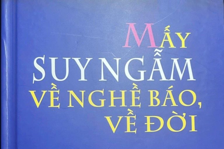 Nhà báo Hồng Vinh: Vài phác thảo từ mấy suy ngẫm về nghề báo, về đời