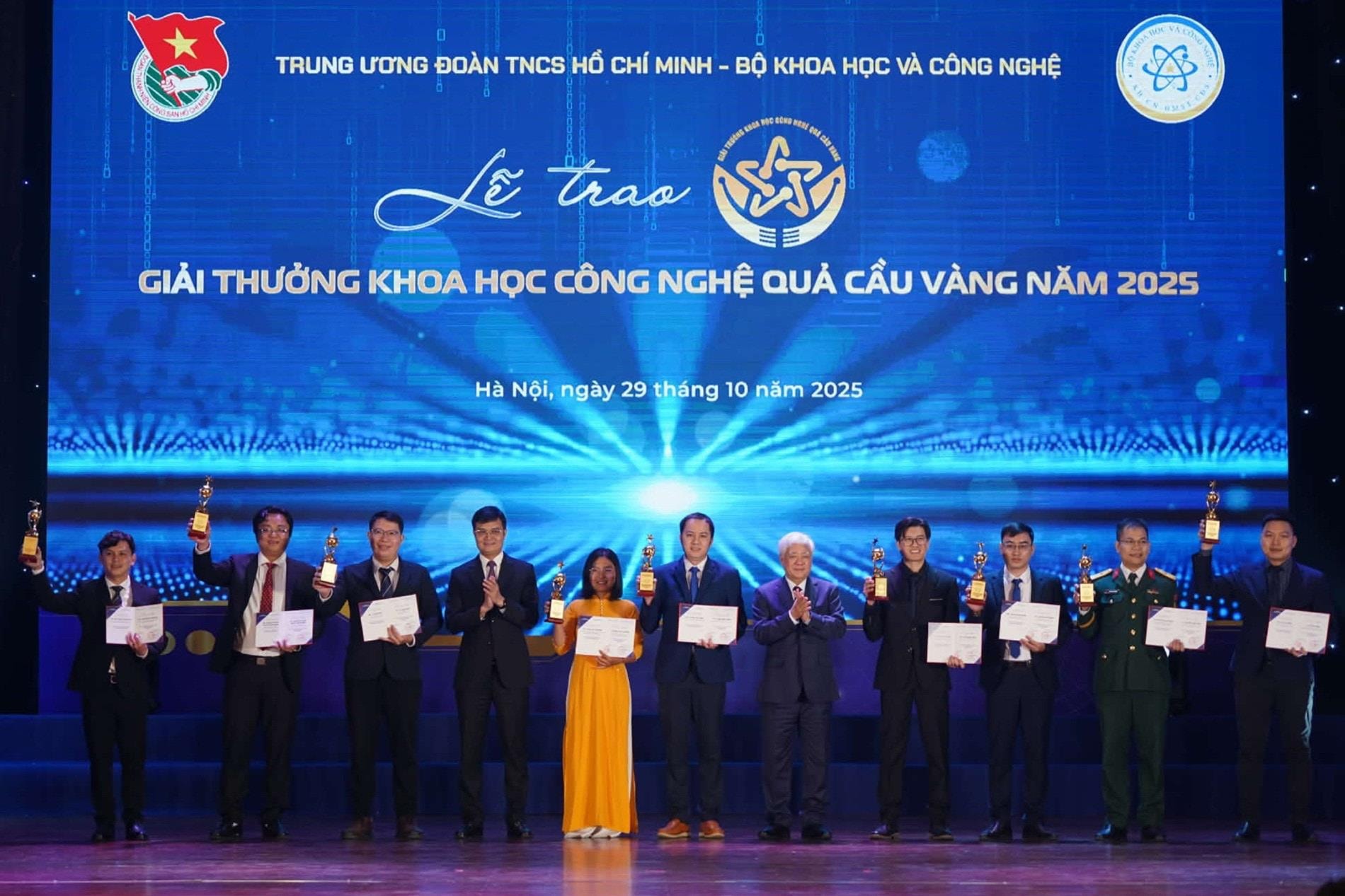 Quả cầu vàng 2026: Tôn vinh tài năng trẻ trong 10 lĩnh vực công nghệ chiến lược quốc gia