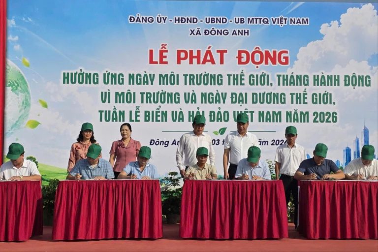 Đông Anh phát động Tháng hành động vì môi trường năm 2026