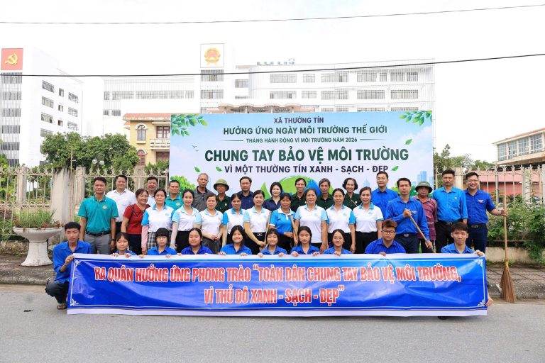 Xã Thường Tín xây dựng khu dân cư đảm bảo vệ sinh môi trường