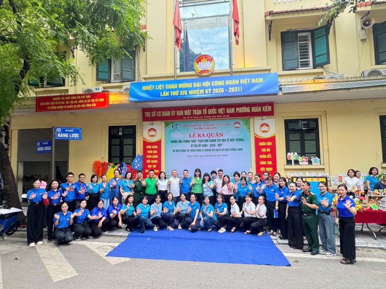 Phường Hoàn Kiếm phát động toàn dân chung tay bảo vệ môi trường
